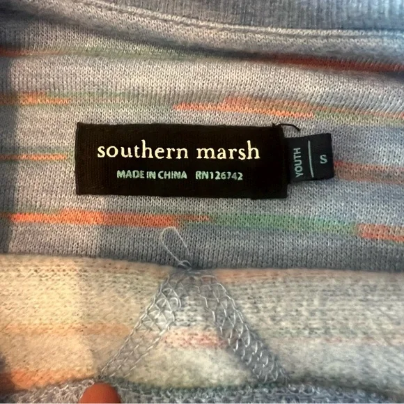 SOUTHERN MARSH Girls Youth Sunday Morning Sweater Size Small EUC - Picture 4 of 5
